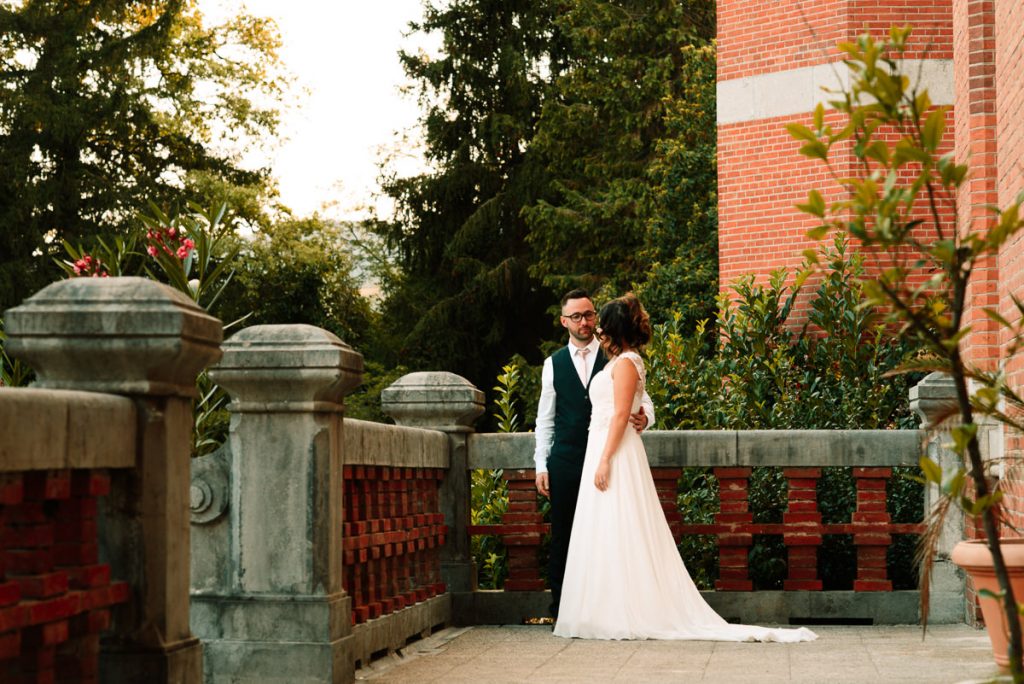 Emily Florent married couple Chateau Saint Michel